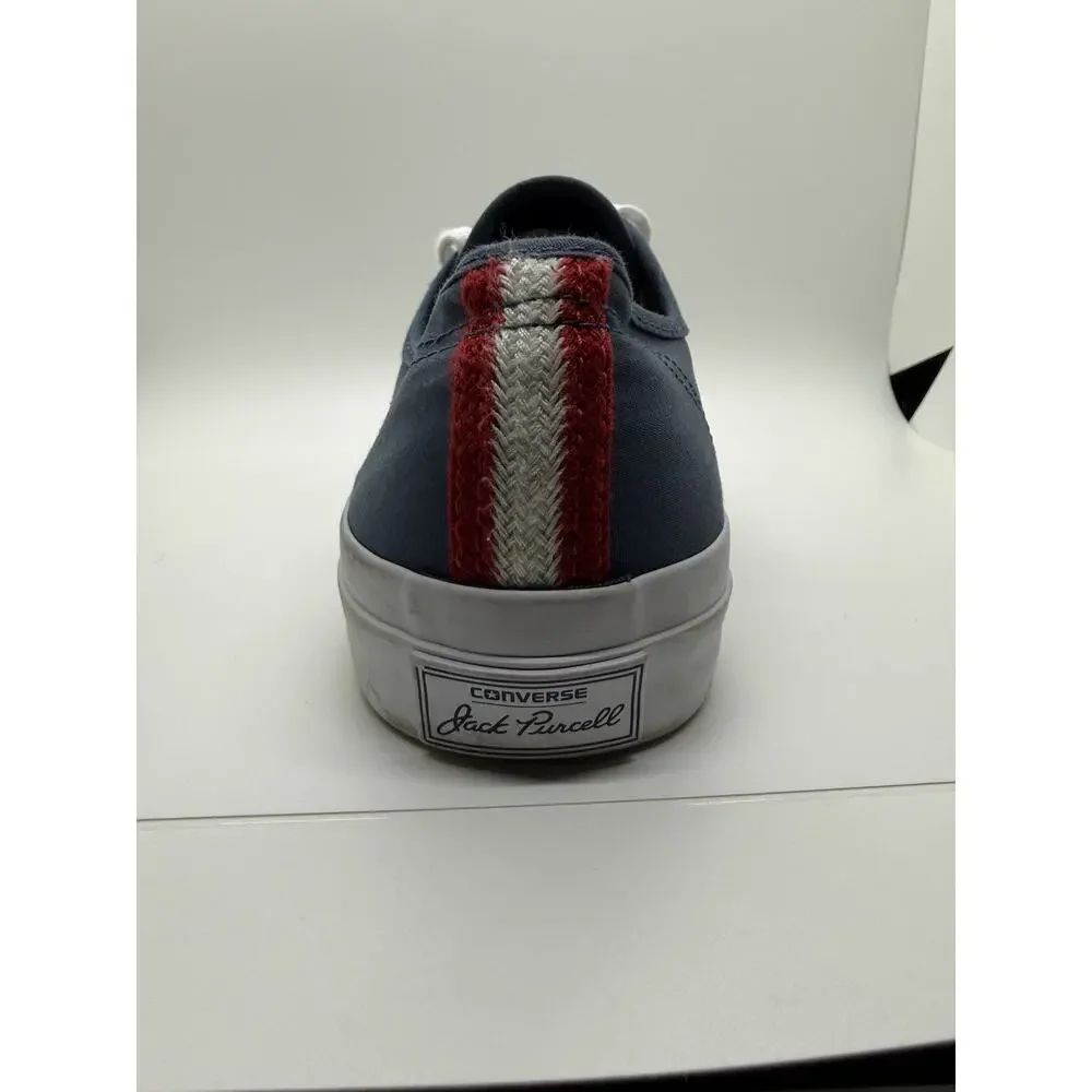 Converse Jack Purcell Shoes-Unisex/Blue/Cork Insoles/Low Top/Men 7.5/Women 9 - Picture 6 of 16
